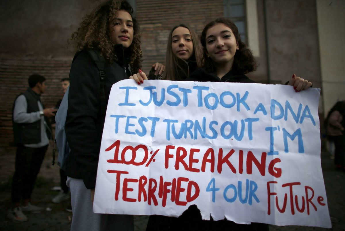 © LaPresse  | Friday For Future, a Roma 20mila ragazzi in piazza