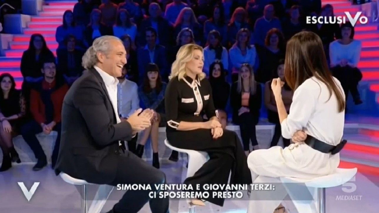 “Verissimo”, Simona Ventura e l’amore per Giovanni Terzi: “Mi ha fatto sciogliere il cuore”