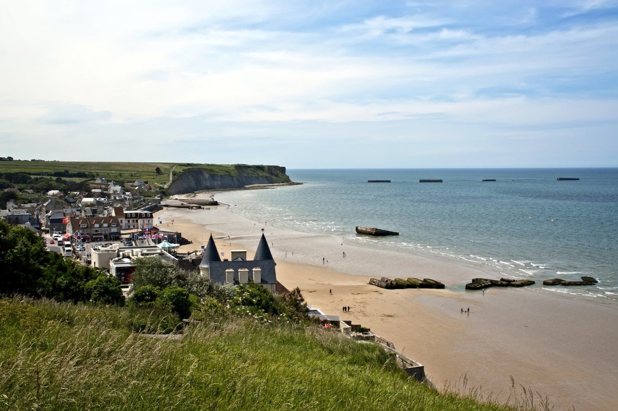 © Istockphoto  | Costa della Normandia, Arromanches-les-Bains