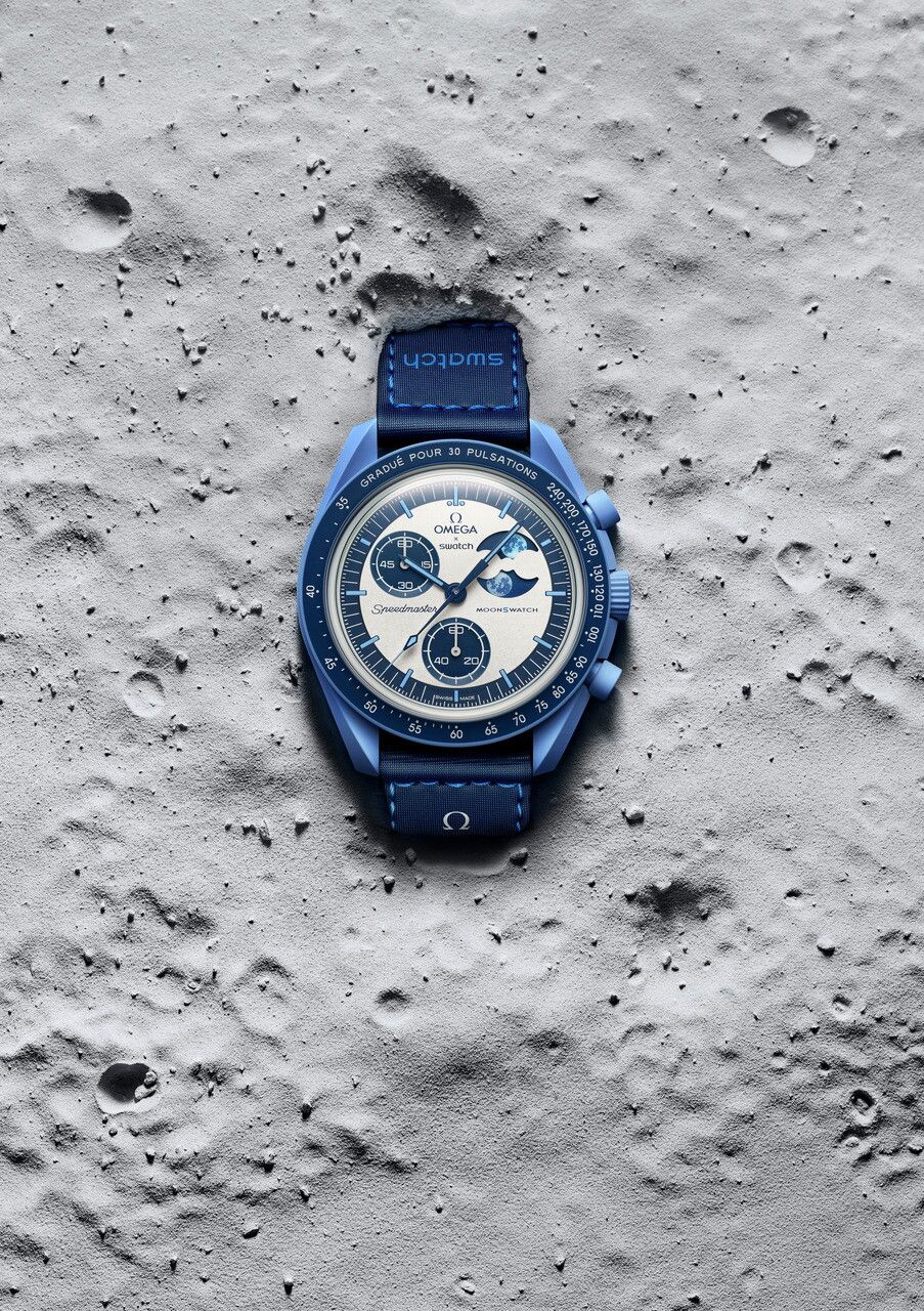 © Ufficio stampa  | Mission to the Super Lune Blue Moonphase, il nuovo orologio della collezione Bioceramic MoonSwatch