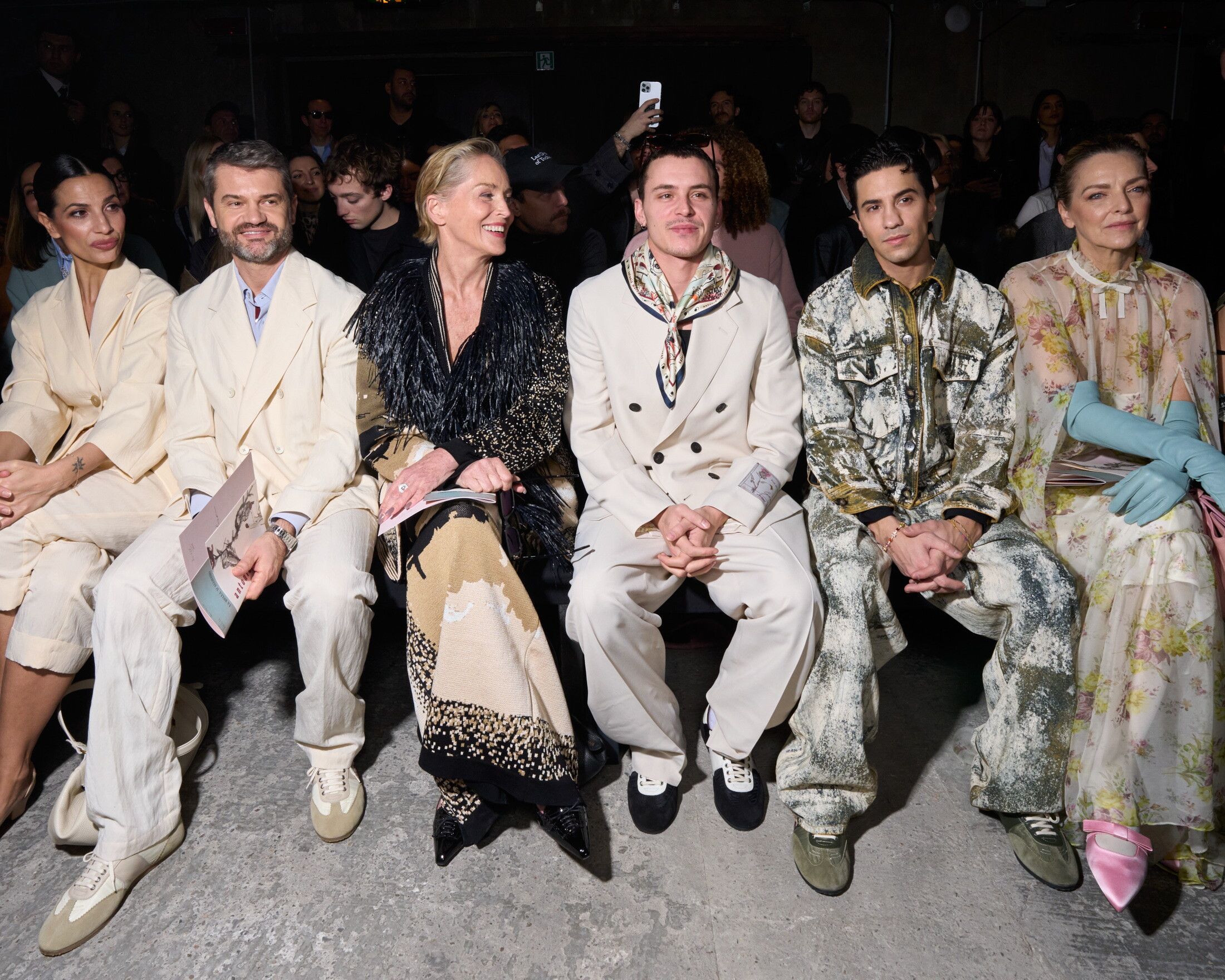 © Ufficio stampa  | Sharon Stone ospite speciale di Antonio Marras alla sfilata di presentazione della collezione autunno inverno 2025-2026