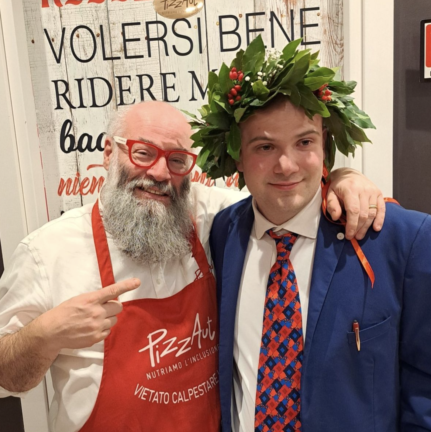 © Facebook |  Simone, ex dipendente PizzAut, neo laureato in Economia e Commercio 