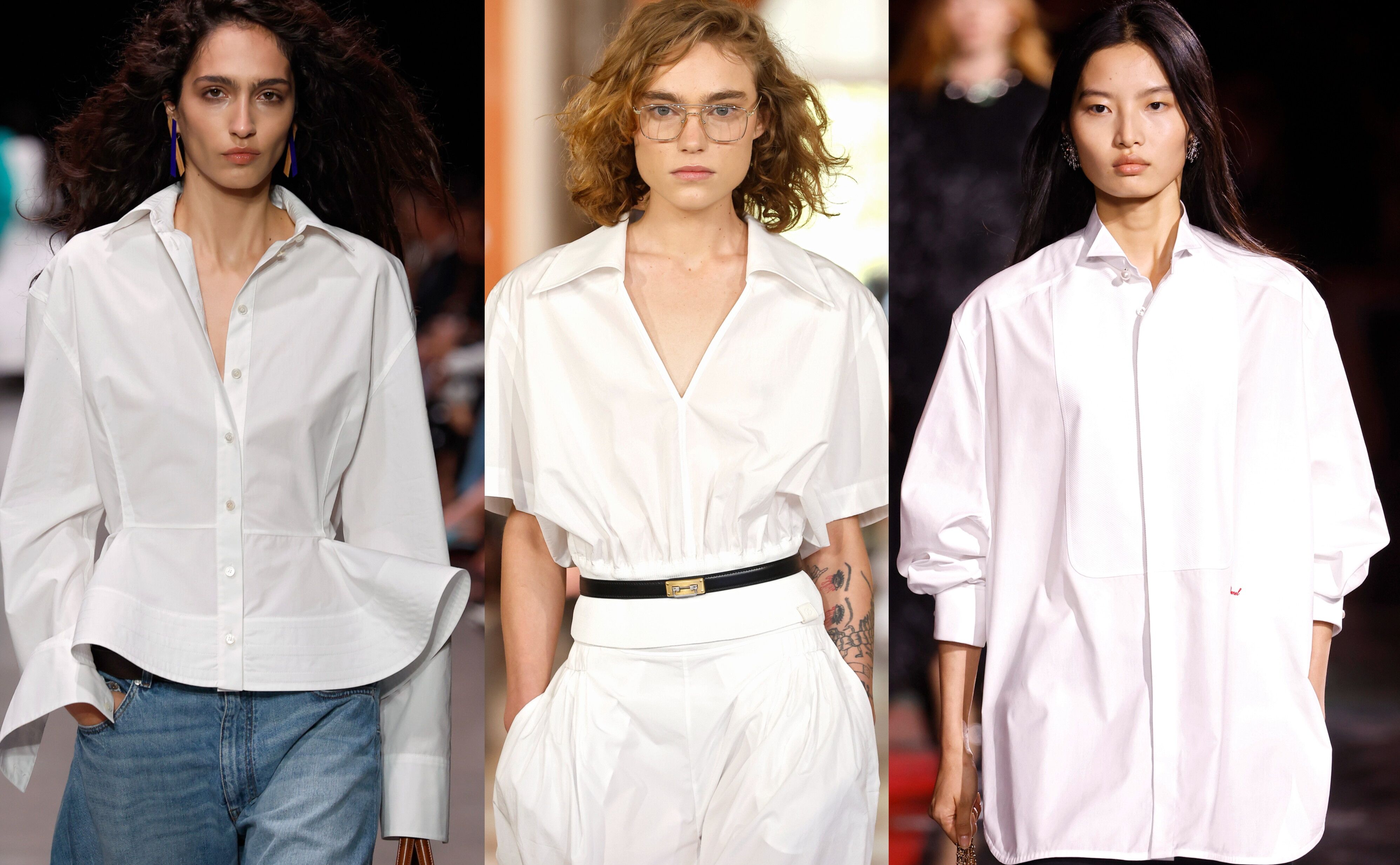 © Catwalk Pictures | Camicia bianca primavera 2026, le ispirazioni dalle sfilate