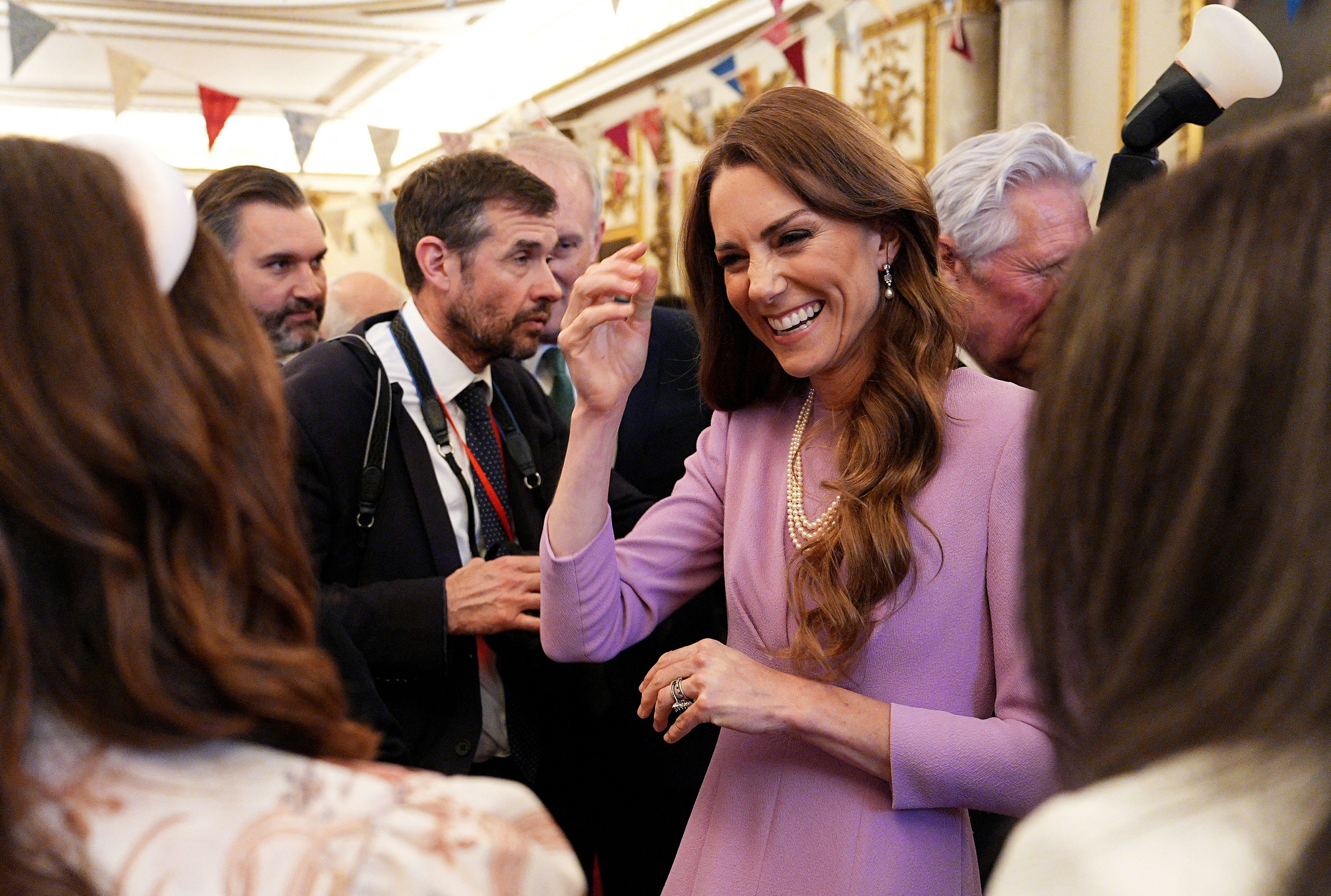 © Afp | Kate Middleton protagonista del ricevimento a Buckingham Palace per celebrare il centenario della regina Elisabetta II, scomparsa nel settembre 2022