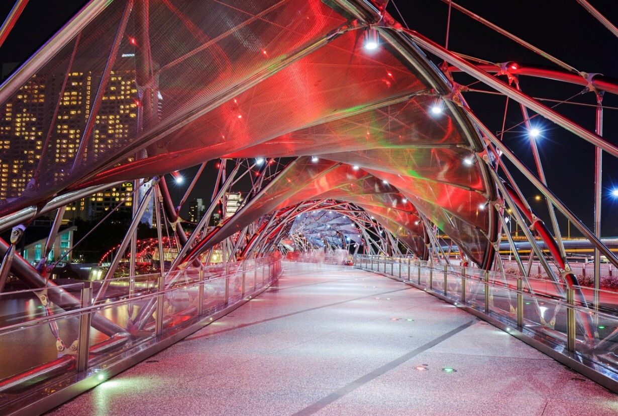 © Istockphoto |  Helix Bridge, Singapore