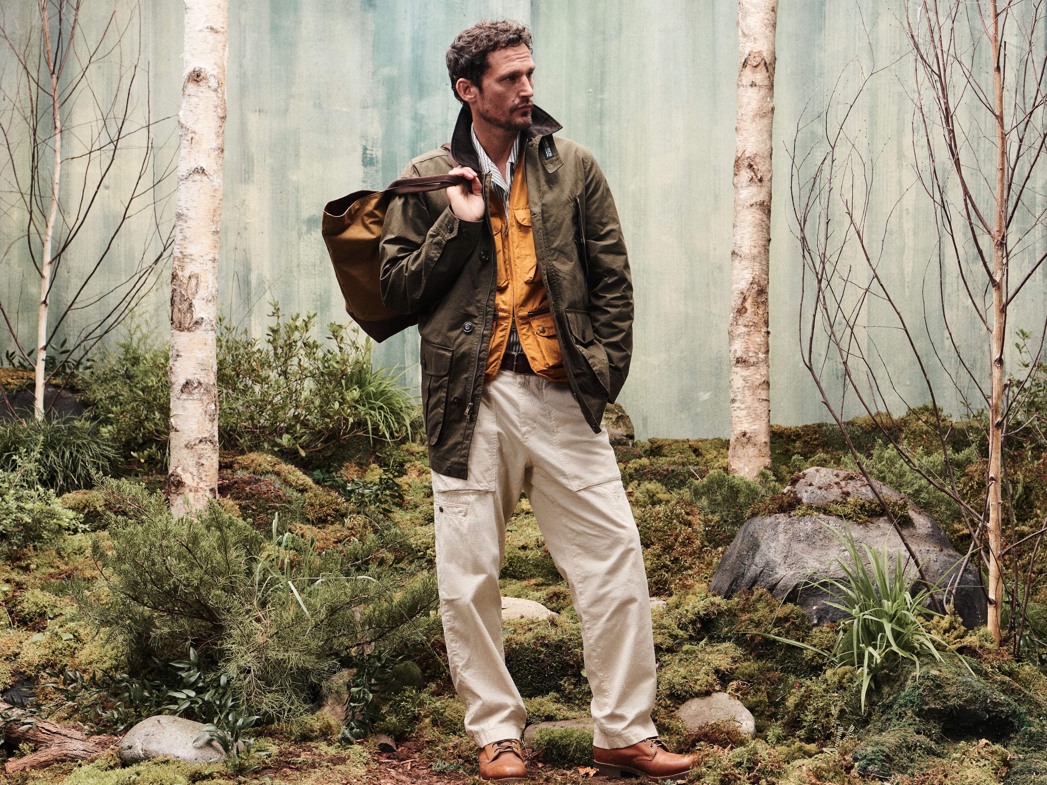 © Ufficio stampa | Pitti Uomo 110, dalla collezione primavera estate 2027 di Woolrich
