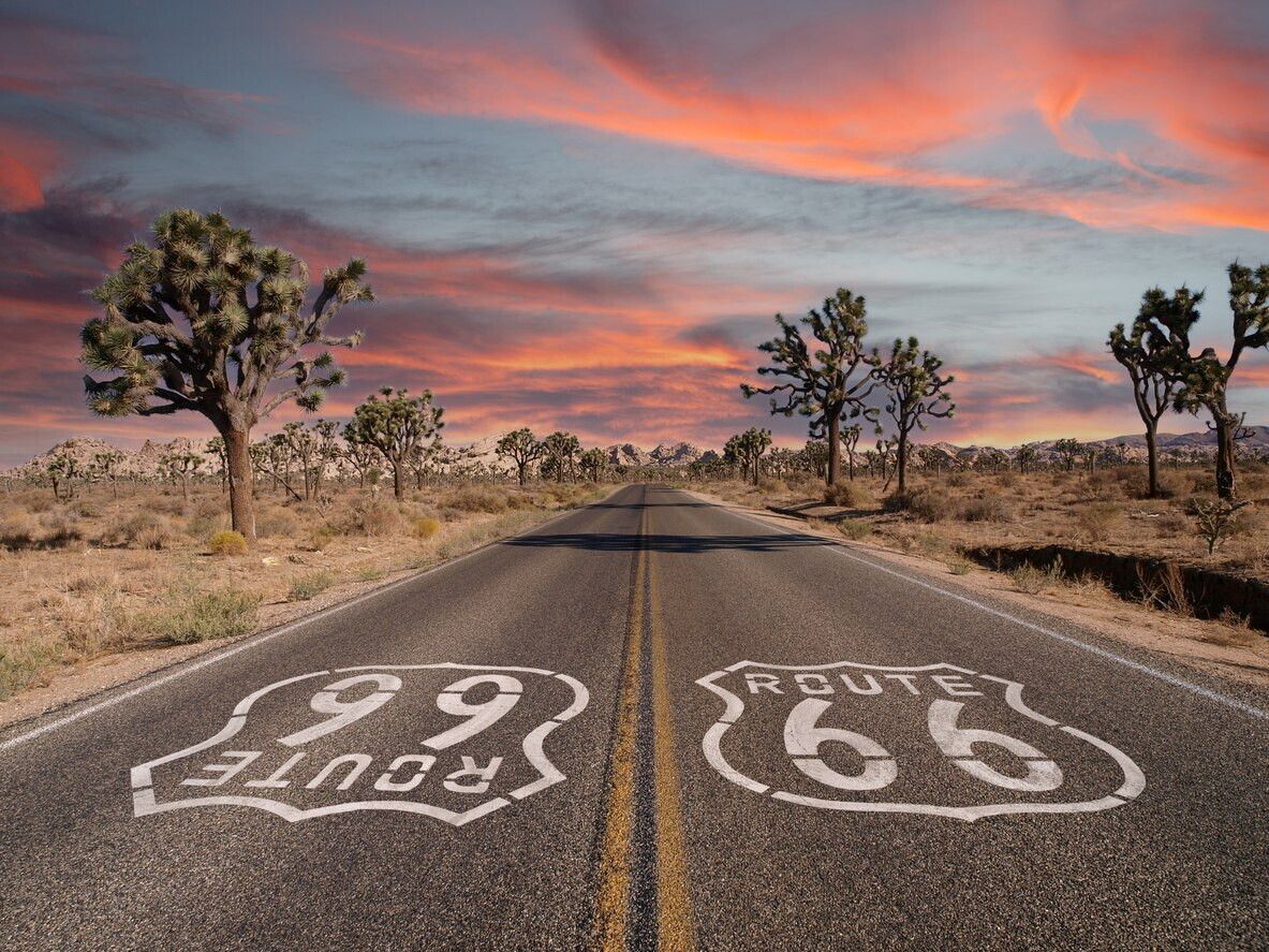 © Istockphoto | Una strada iconica, come lo scudo numerato che contrassegna
