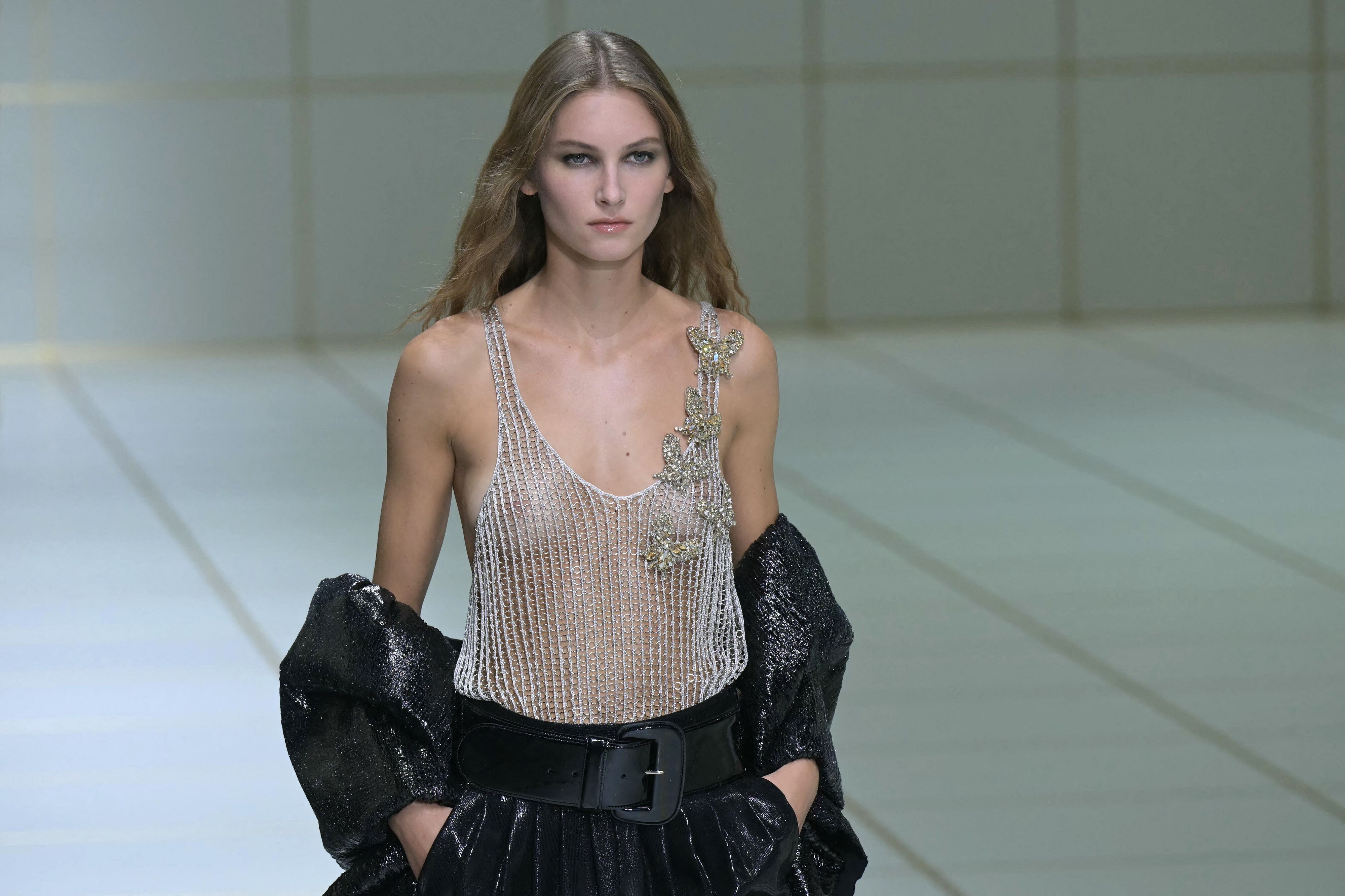 © Afp | Giorgio Armani collezione donna primavera estate 2027: la farfalla come immagine di metamorfosi