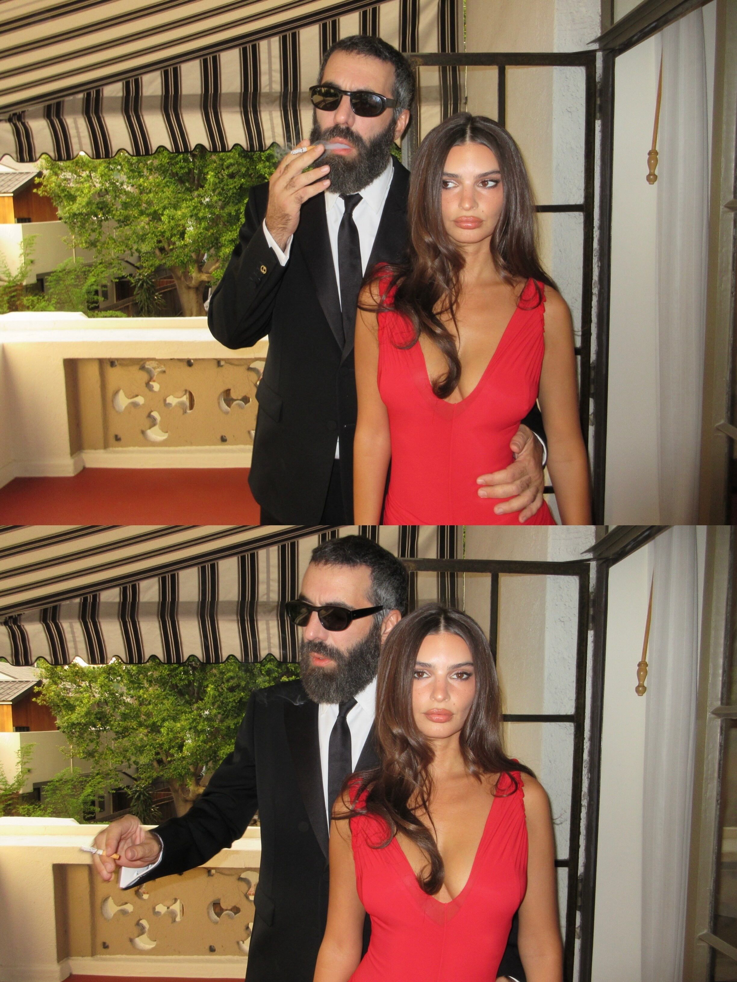 © Instagram | Emily Ratajkowski e Romain Gavras