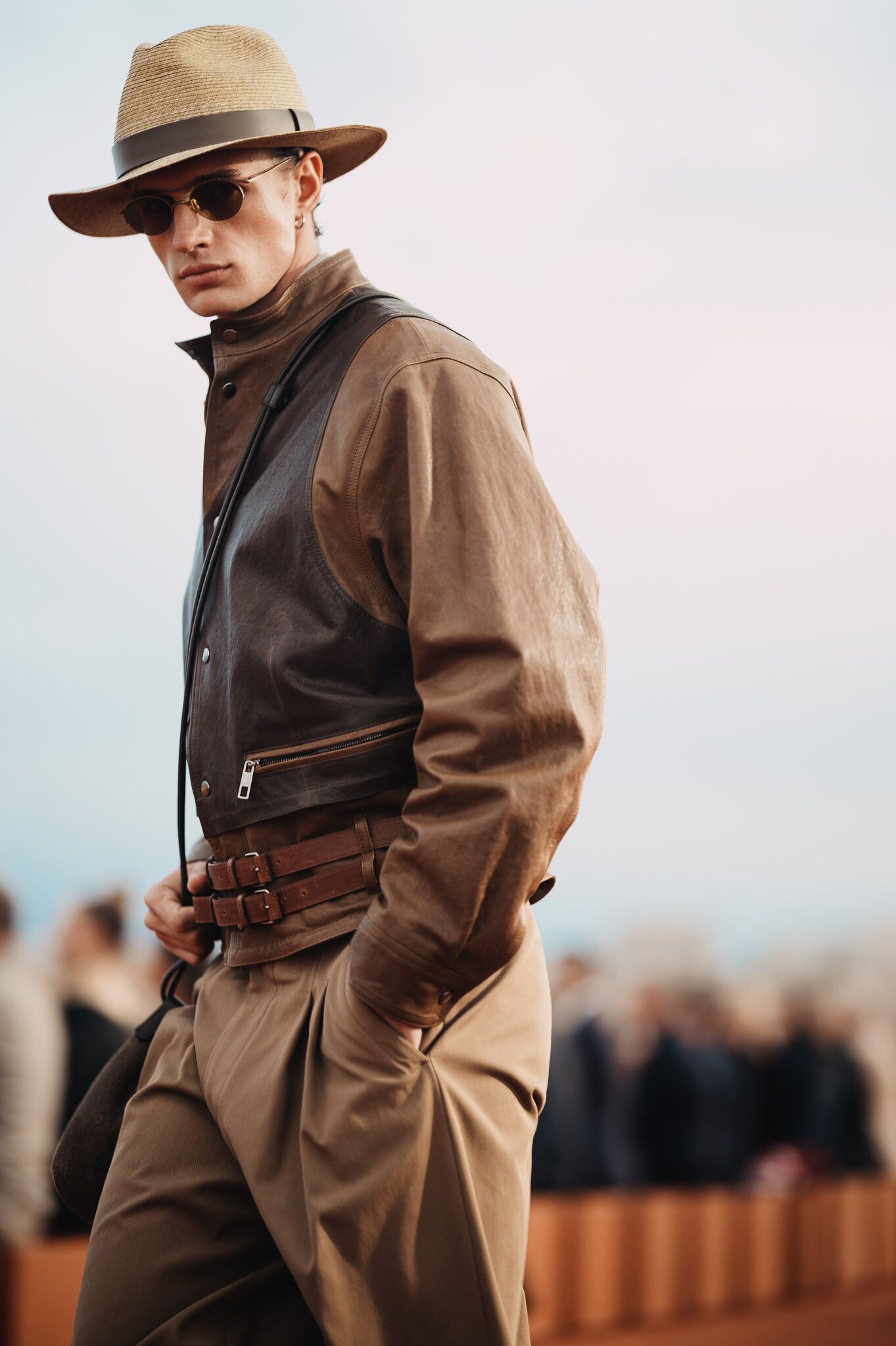 © Ufficio stampa | Giorgio Armani & Kith autunno inverno 2026, “Dreams of the Dune” (credit: Lucas Possiede)