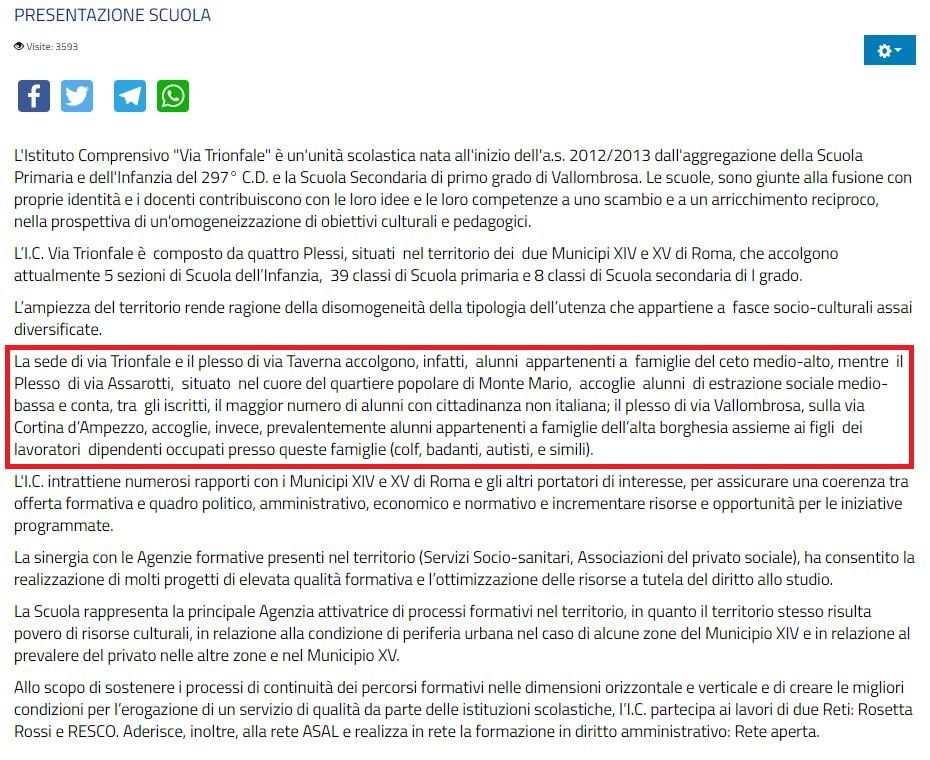 © Sito ufficiale  |  La sede centrale dell'Istituto Comprensivo di via Trionfale, a Roma