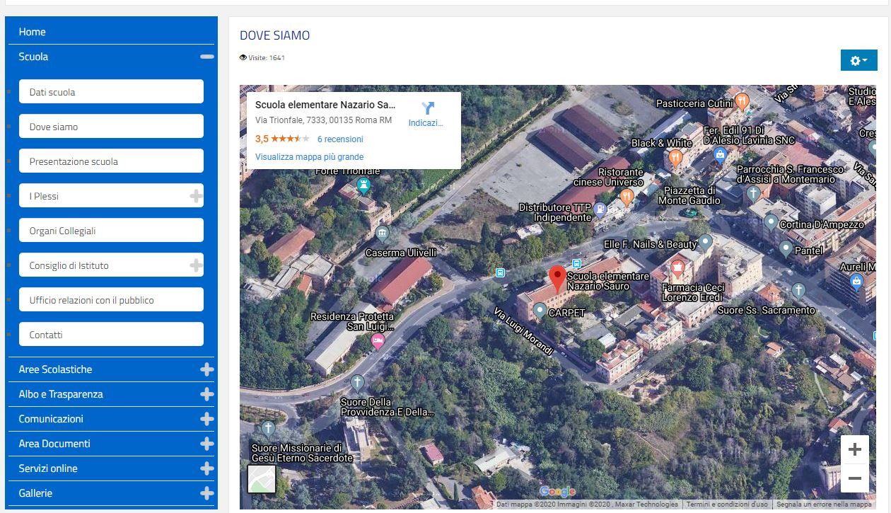 © Sito ufficiale|  La sede centrale dell'Istituto Comprensivo di via Trionfale, a Roma