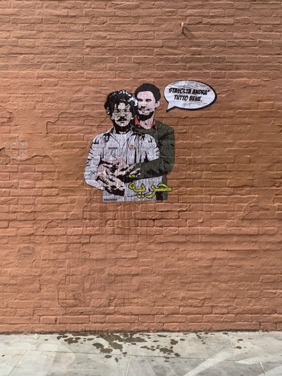 © Gargiulo&Polici Communication  |  Bologna, murales di Giulio Regeni e Patrick Zaki della street artist Laika