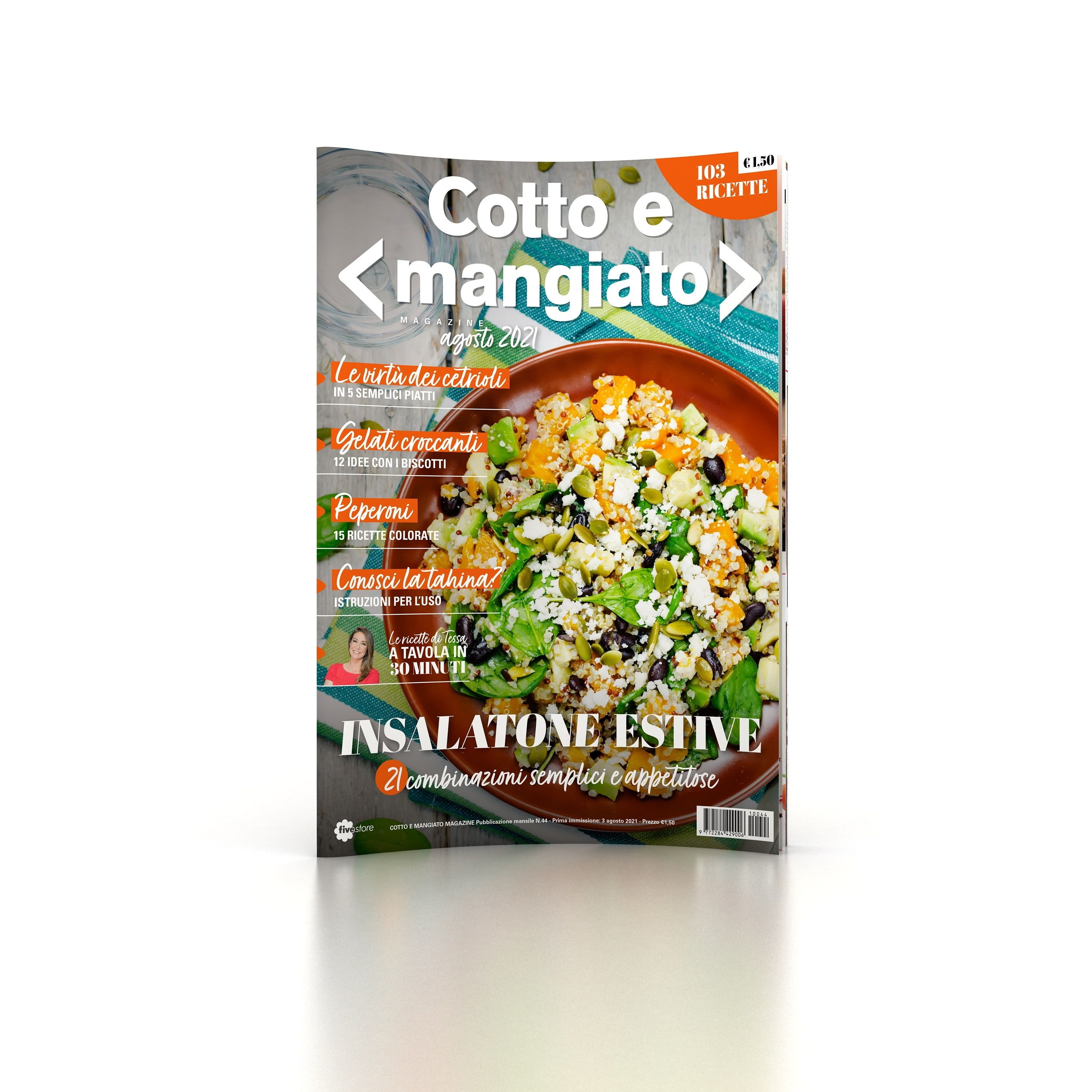 La copertina di Cotto e Mangiato di agosto 