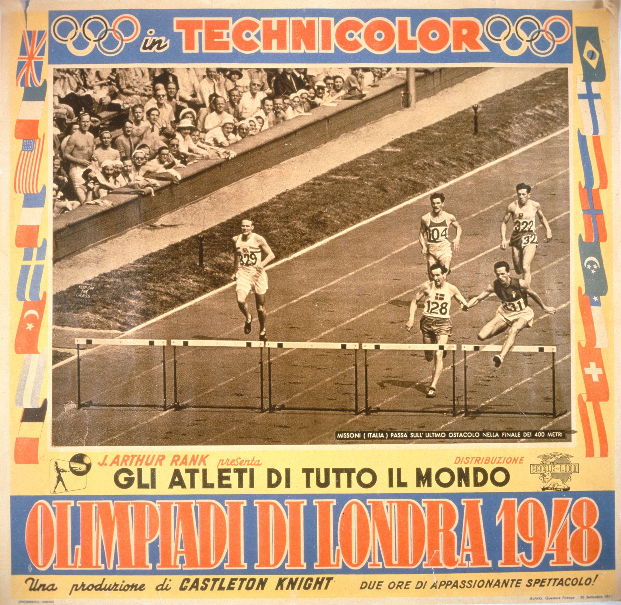 © Ufficio stampa  | Fondatore della maison e atleta olimpico, Ottavio Missoni indossò il numero 331 alle Olimpiadi di Londra del 1948