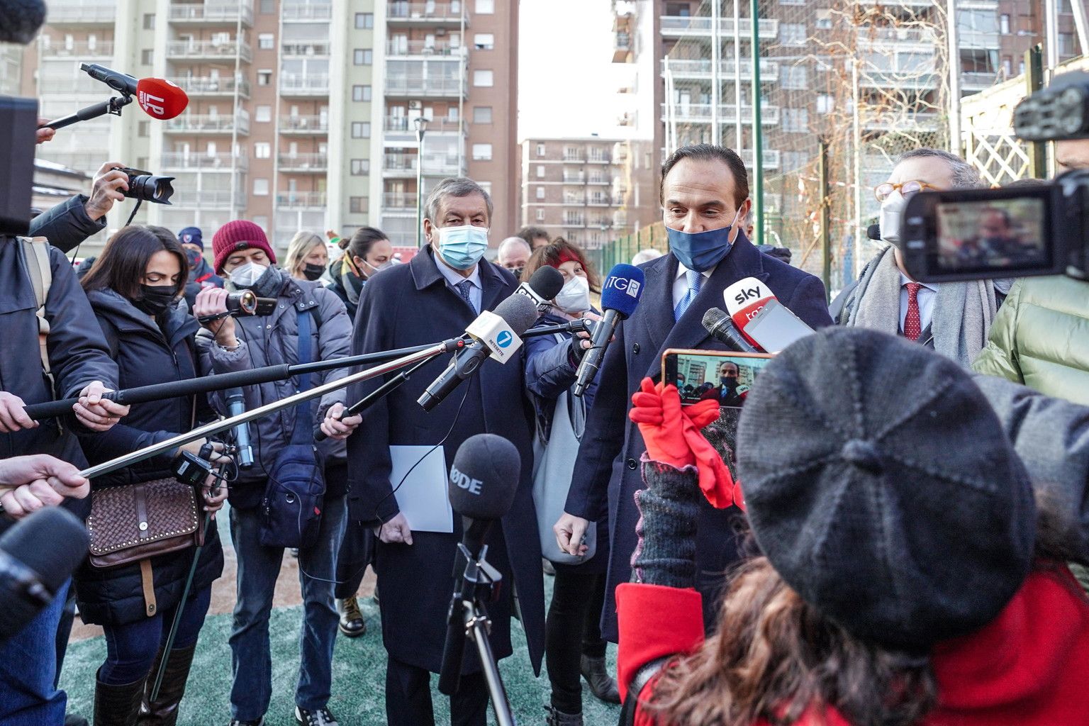   | Il presidente della Fondazione Compagnia di San Paolo, Francesco Profumo, e il presidente della Regione Piemonte, Alberto Cirio