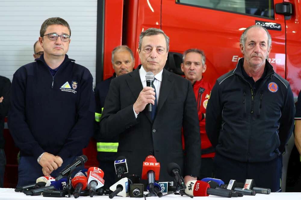 © Ansa  | Il presidente della Regione Veneto Luca Zaia a Canazei