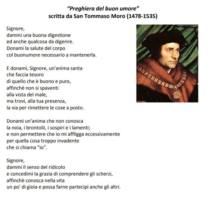 Preghiera Del Buonumore Papa Francesco Pdf Ecco la preghiera del buonumore che Papa Francesco recita ogni sera