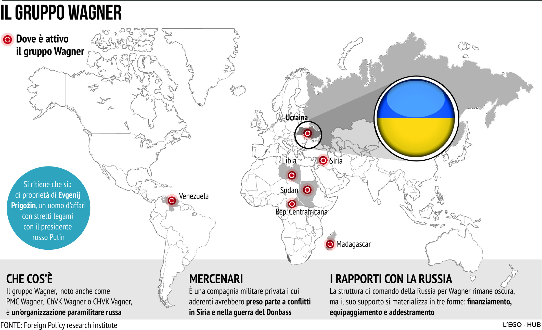 Russia, cos'è il gruppo Wagner e chi è Prigozhin