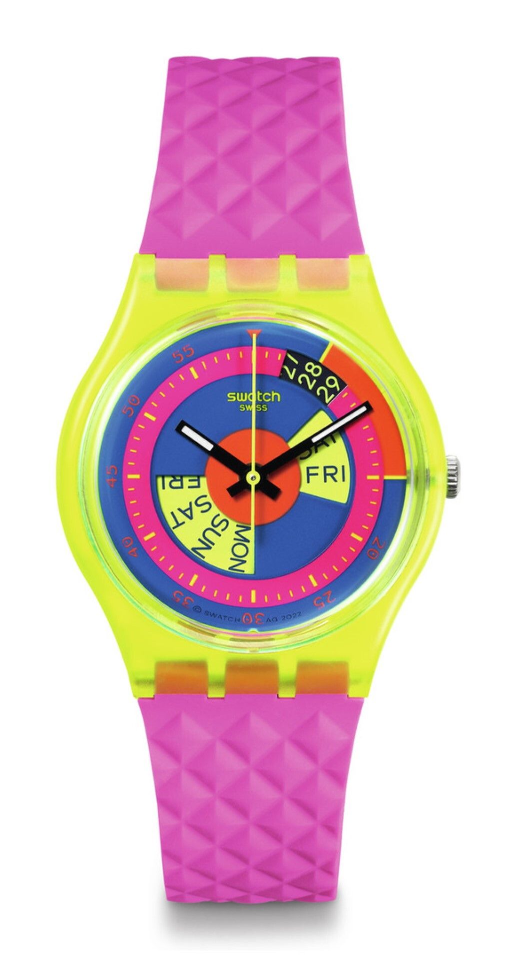 © Ufficio stampa  | La collezione Swatch Neon per l'estate 2023 - Swatch The Purity of Neon