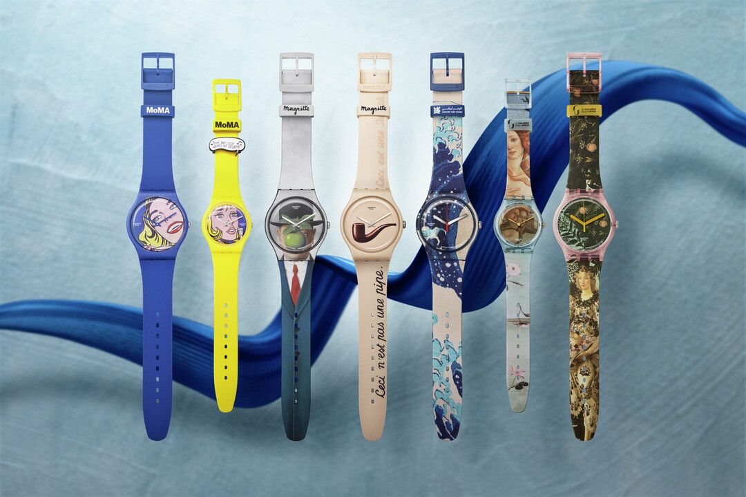 © Ufficio stampa  | Swatch Art Journey, "Swatch x Le Gallerie degli Uffizi" | Nascita di Venere, di Sandro Botticelli. La maison riproduce la tessitura del dipinto originario con straordinaria aderenza e qualità