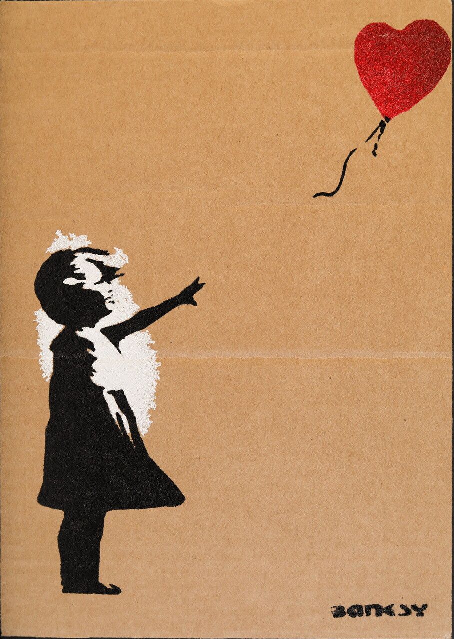 © Ufficio stampa  |  Banksy, Girl with balloon, 2023/11/09, edizione 39/50