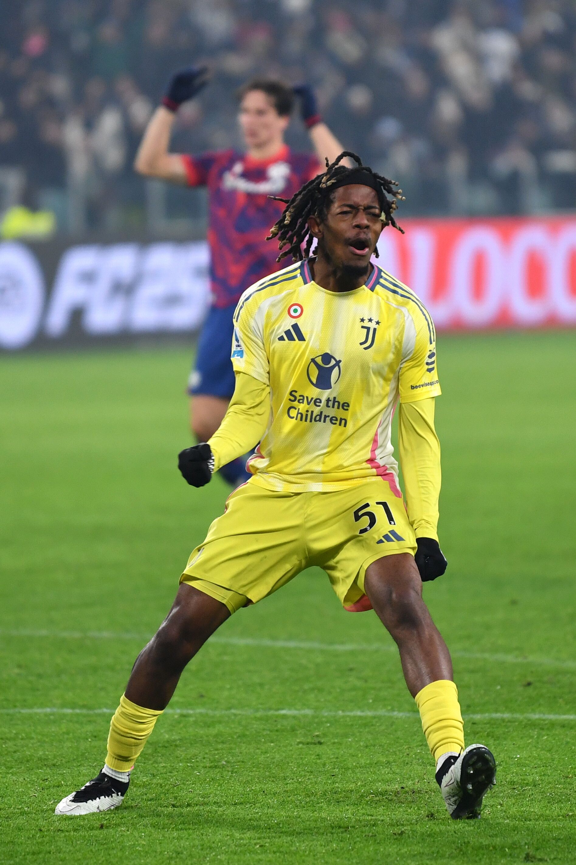 Serie A: Juventus-Bologna 2-2, Mbangula salva i bianconeri al 92'
