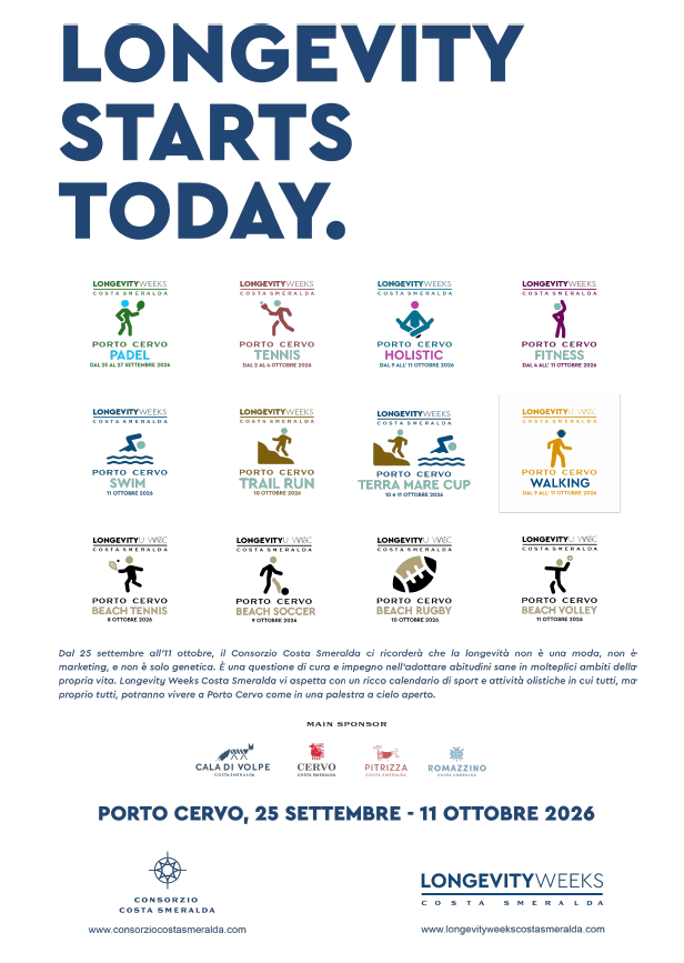© Longevity Weeks Costa Smeralda Ufficio Stampa