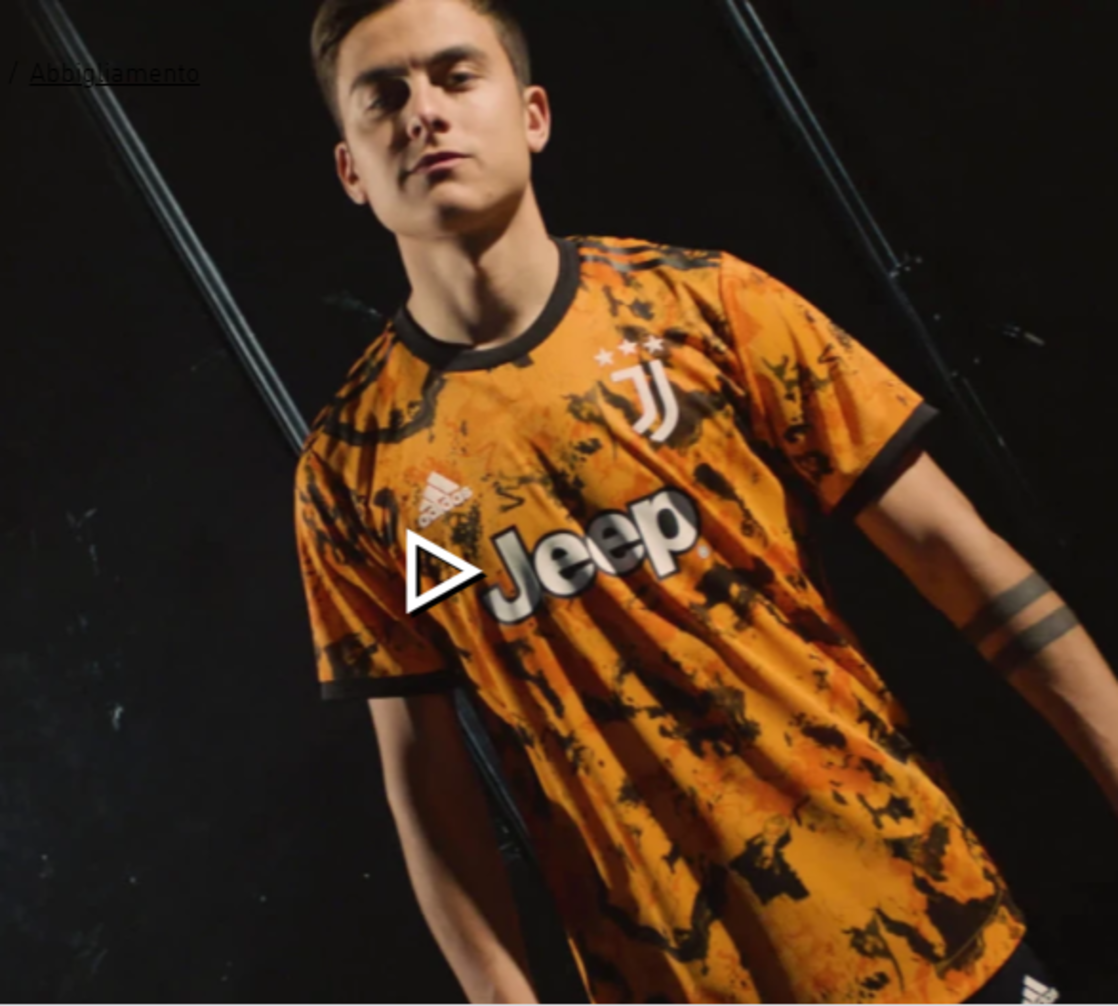 Terza maglia juve arancione online