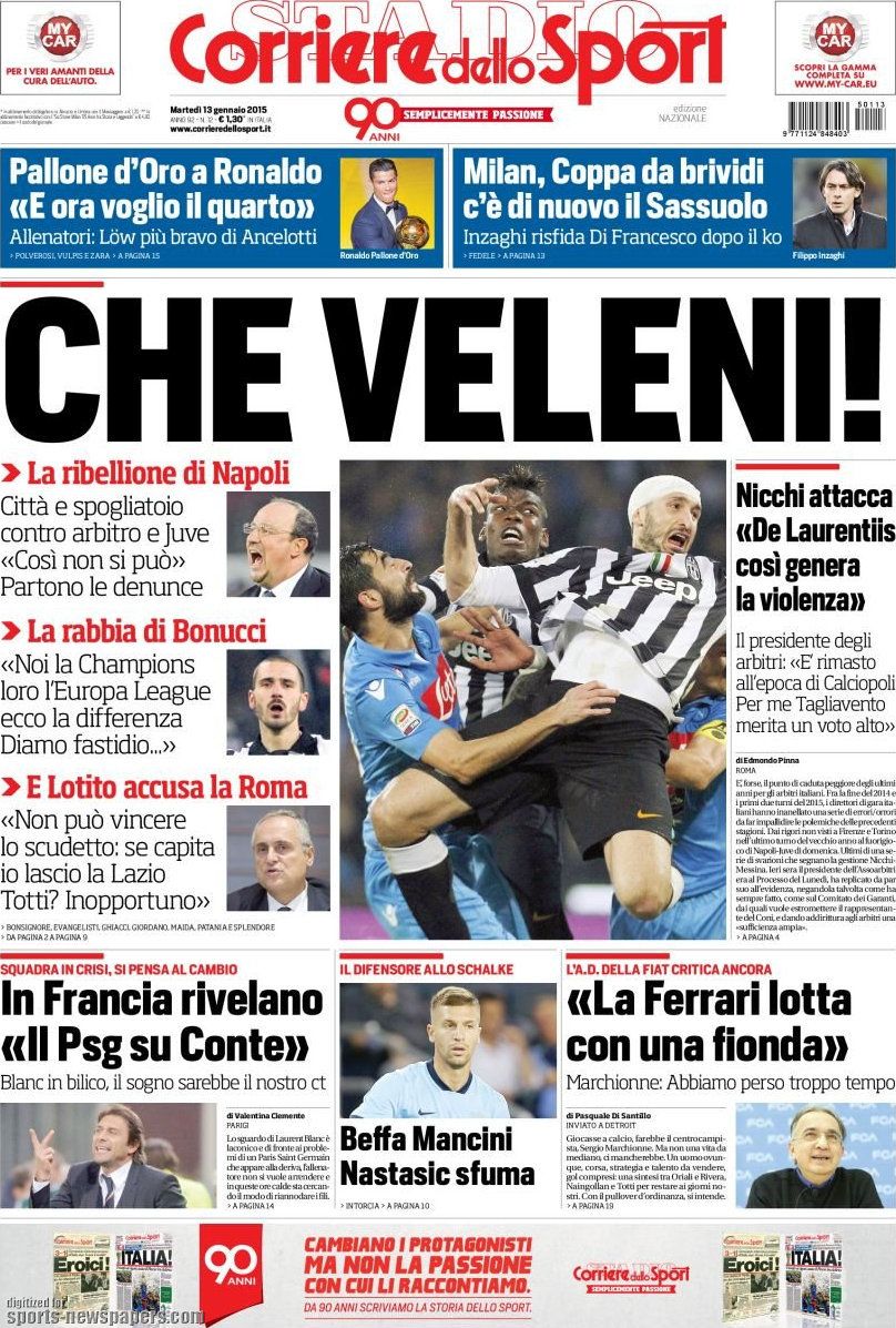© sportmediaset  | La Gazzetta dello Sport