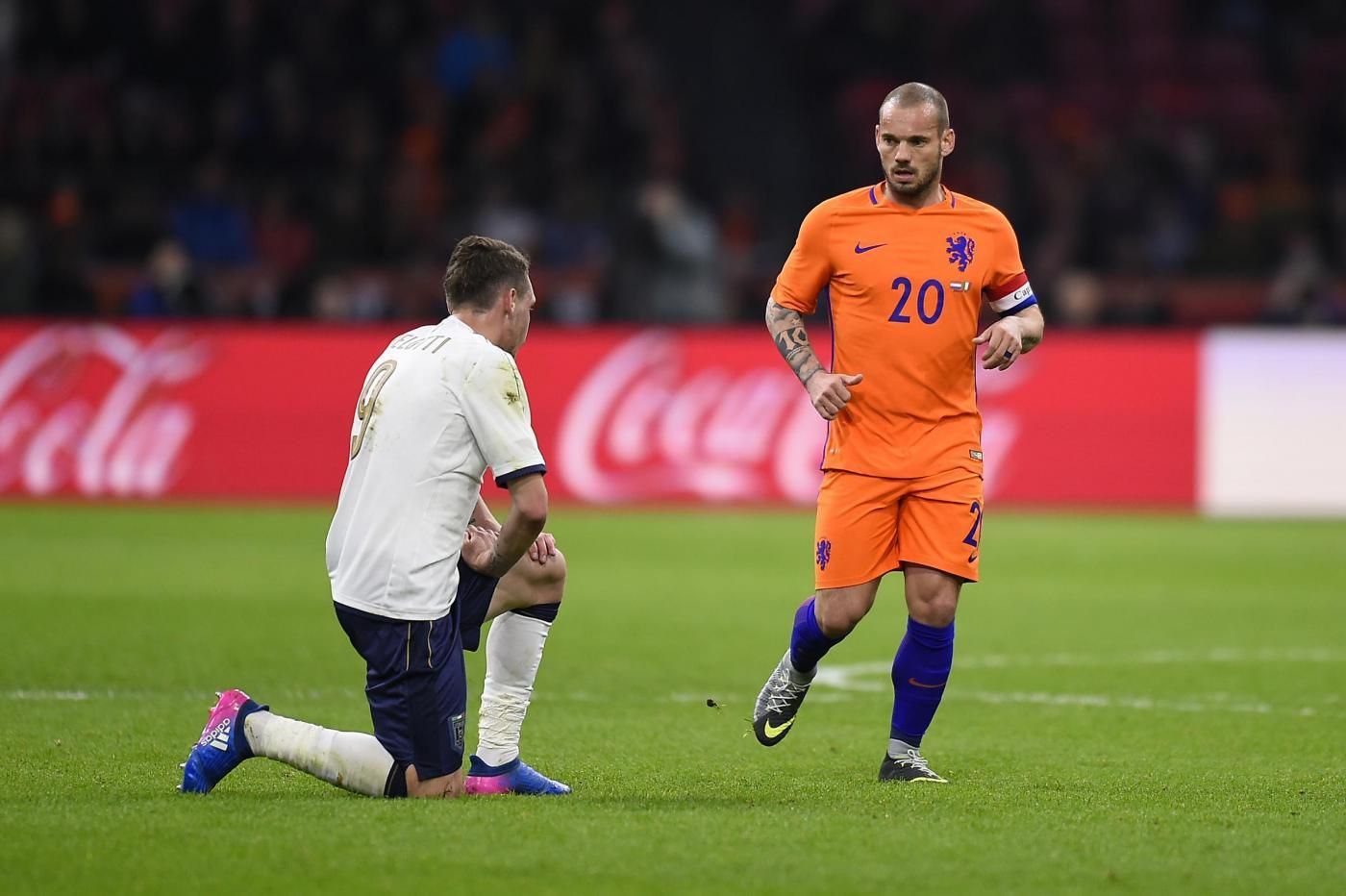 Sneijder darà l'addio all'Olanda in Nations League.