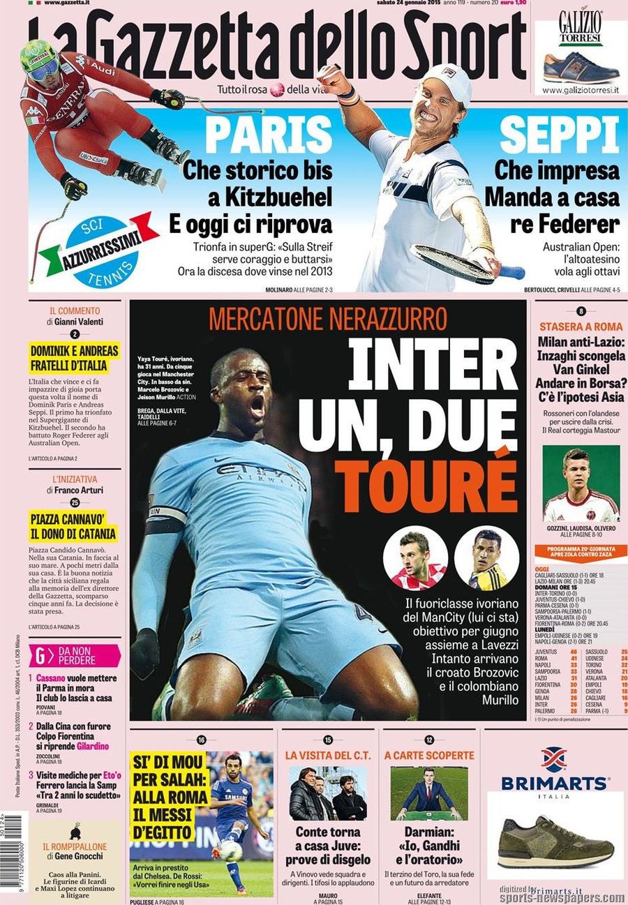 © sportmediaset  | La Gazzetta dello Sport