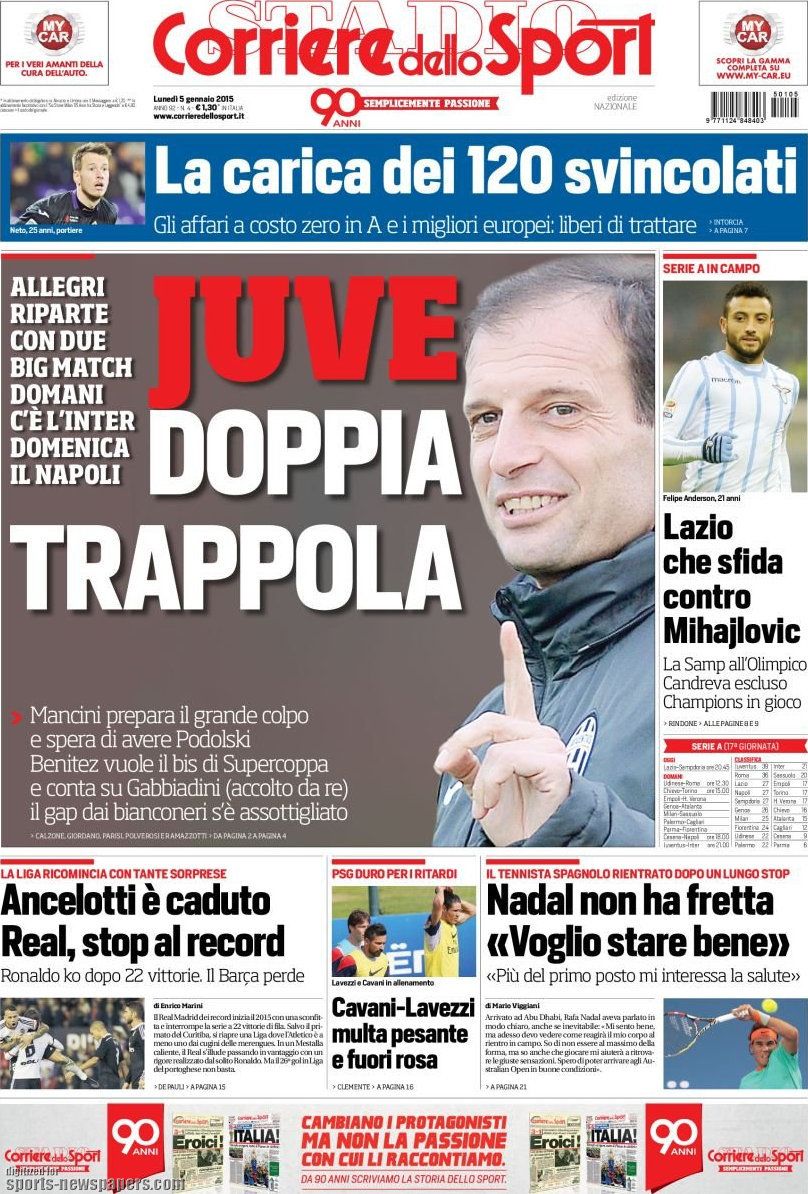 © sportmediaset  | La Gazzetta dello Sport