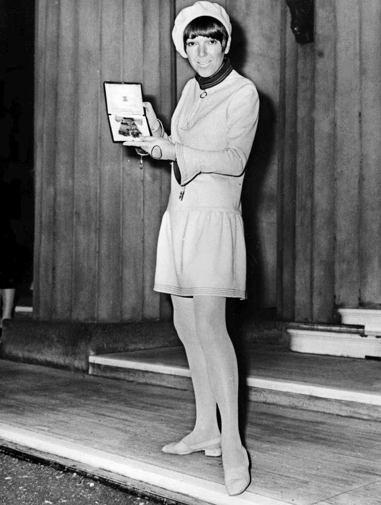 © -afp  | La stilista britannica Mary Quant in uno scatto d'epoca