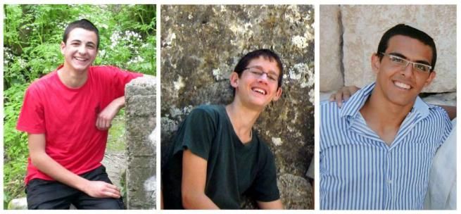 © ansa  | Gilad Shaarh, Naftali Frenkel ed Eyal Yifrah