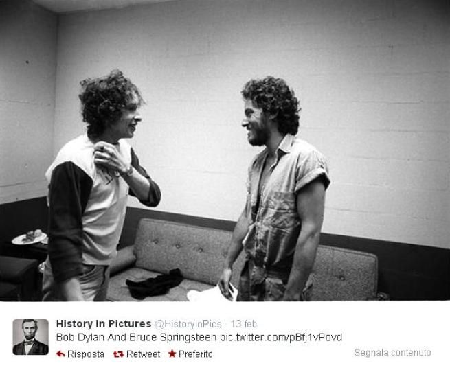 © dal-web | Bob Dylan e Bruce Springsteen 