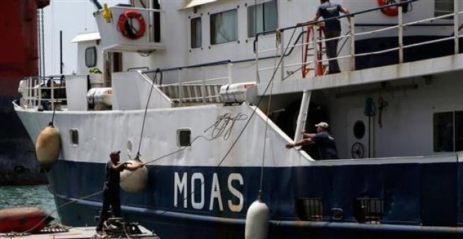 © web  | La nave Phoenix 1, acquistata in Virginia e adattata al salvataggio dei migranti in difficoltà.