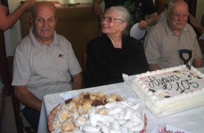 © ansa  | Consola Melis durante la festa per i suoi 105 anni