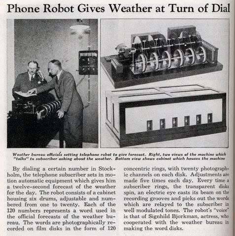 © tgcom24  | Nelle previsioni del 1962 sul 2000 compaiono anche i giornali ricevuti via telefono. La profezia si basava su una tecnologia molto vecchia già negli anni 60. Nell'immagine un fax, che trasmetteva giornali non via cavo ma addirittura via etere, inventato da W.G.H. Finch nel 1938 (fonte: Smithsonian Institution)