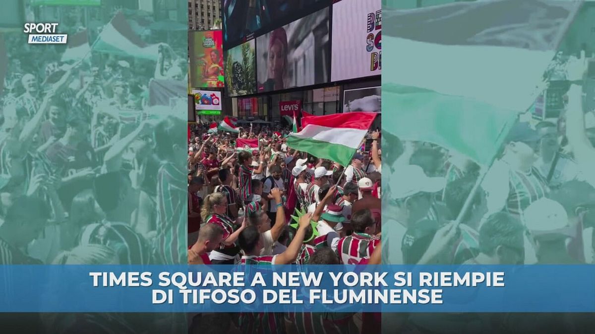 I tifosi del Fluminense danno spettacolo a New York