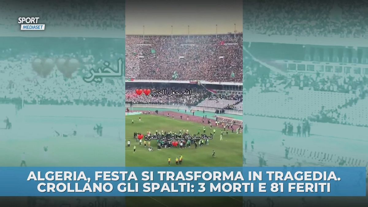 Algeria, festa si trasforma in tragedia. Crollano gli spalti: 3 morti e 81 feriti