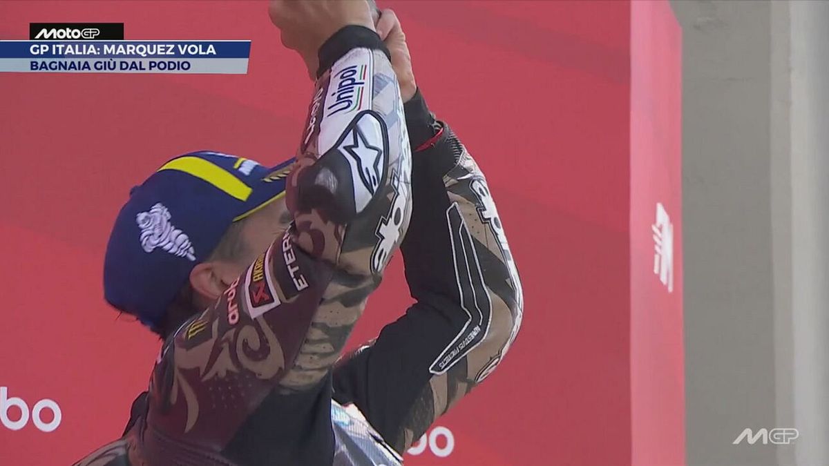 MotoGP, il podio del Gran Premio d'Italia