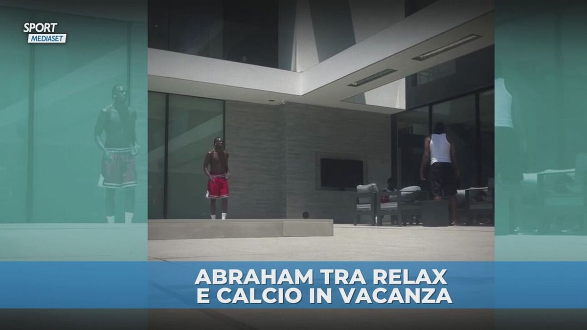 Abraham in attesa di conoscere il suo futuro si tiene in forma in vacanza