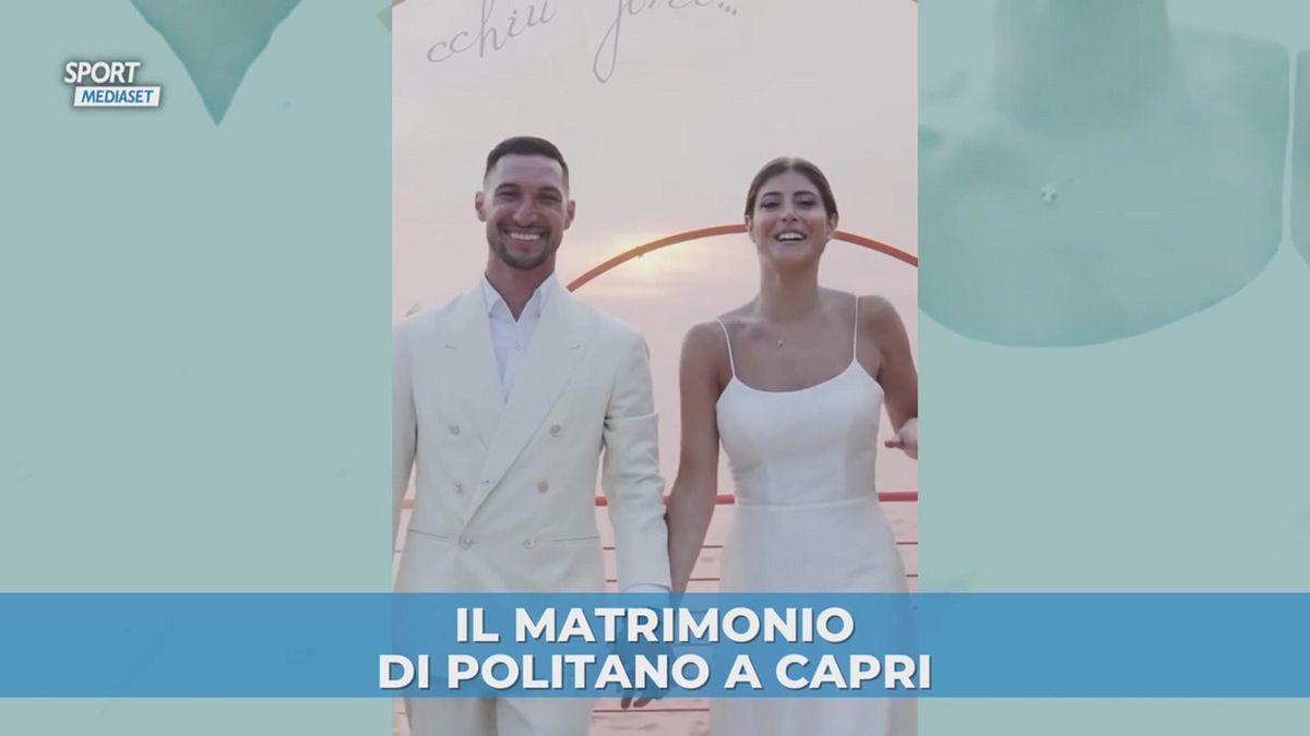 Politano, matrimonio da sogno a Capri