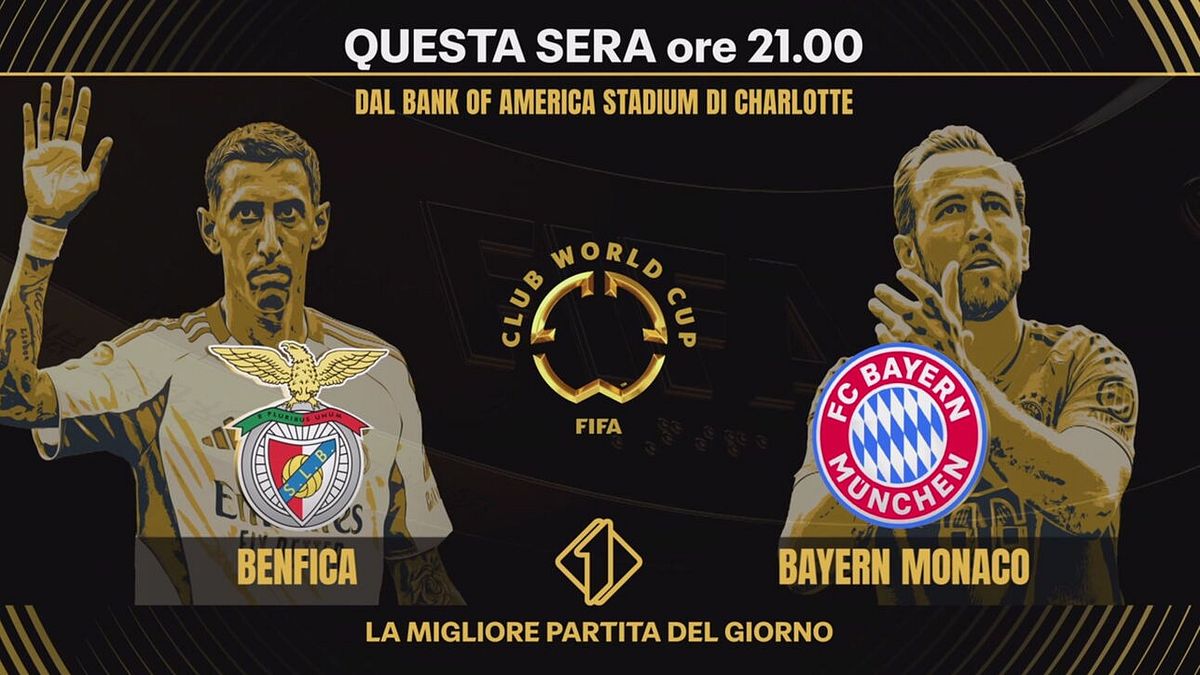 Benfica-Bayern Monaco: martedì 24 giugno alle 21.00