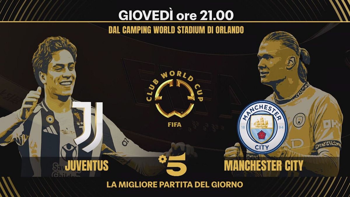 Juventus-Manchester City: giovedì 26 giugno alle 21.00