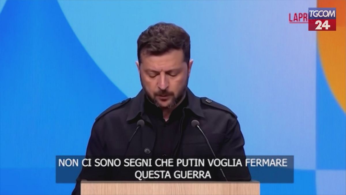 Zelensky: "Putin vuole solo la guerra"