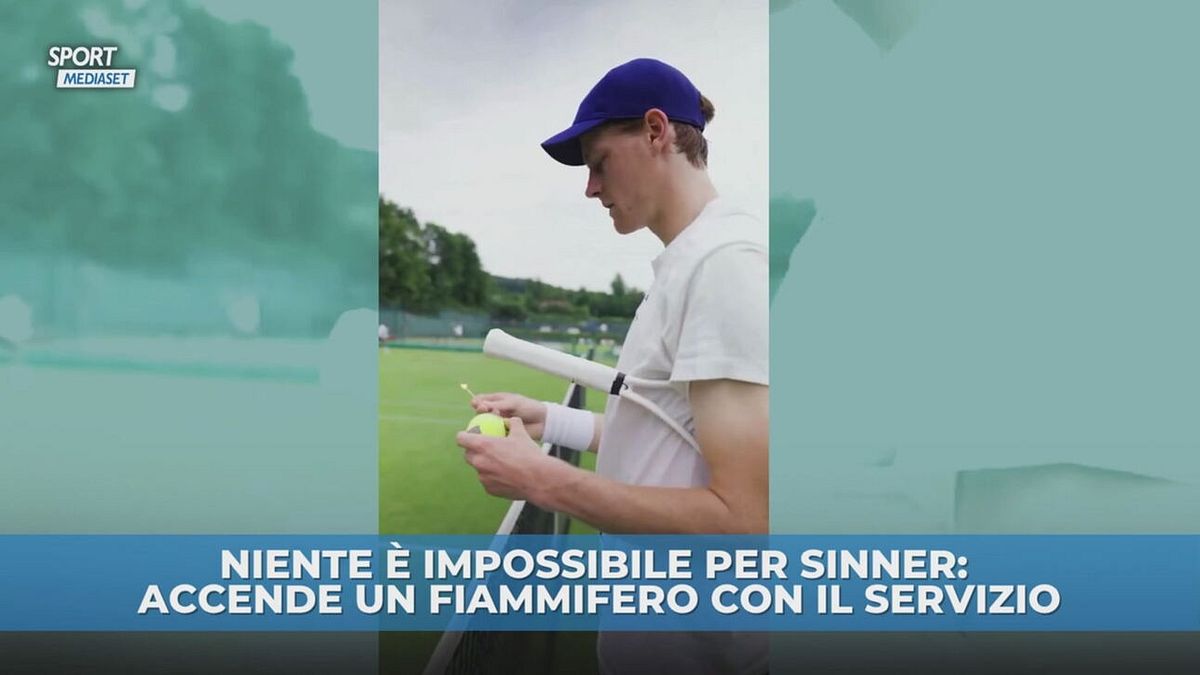 Sinner, colpo "infiammato"