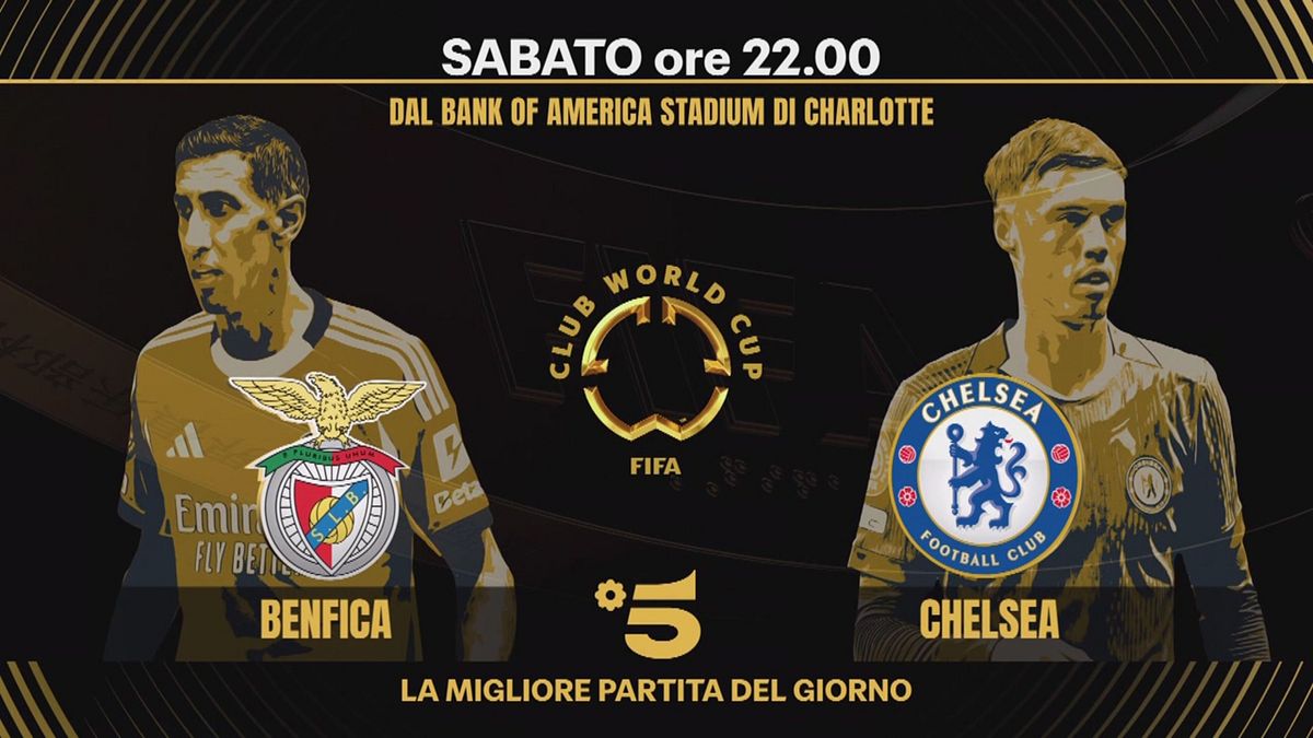 Benfica-Chelsea: sabato 28 giugno alle 22.00