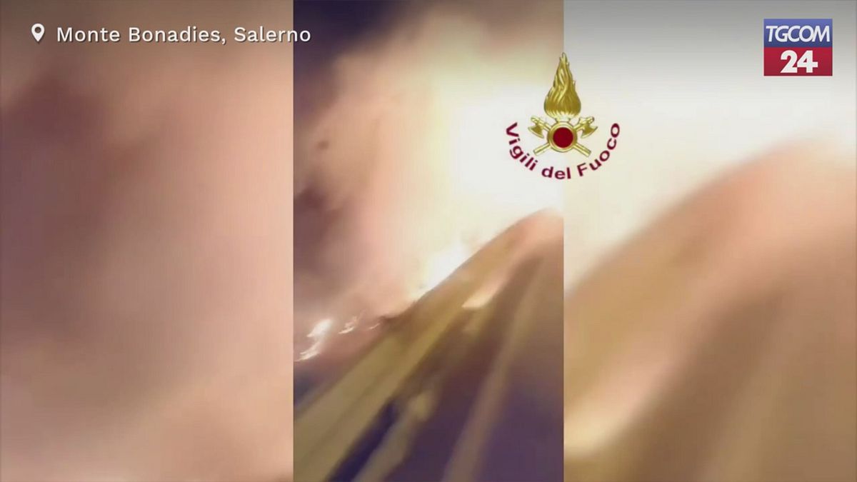 Campania, incendi vegetazione: oltre 160 interventi dei vigili del fuoco nelle ultime 24 ore